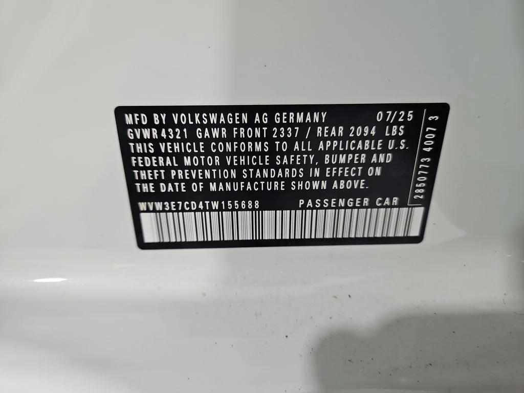 New 2026 White/off-white Volkswagen SE image 30