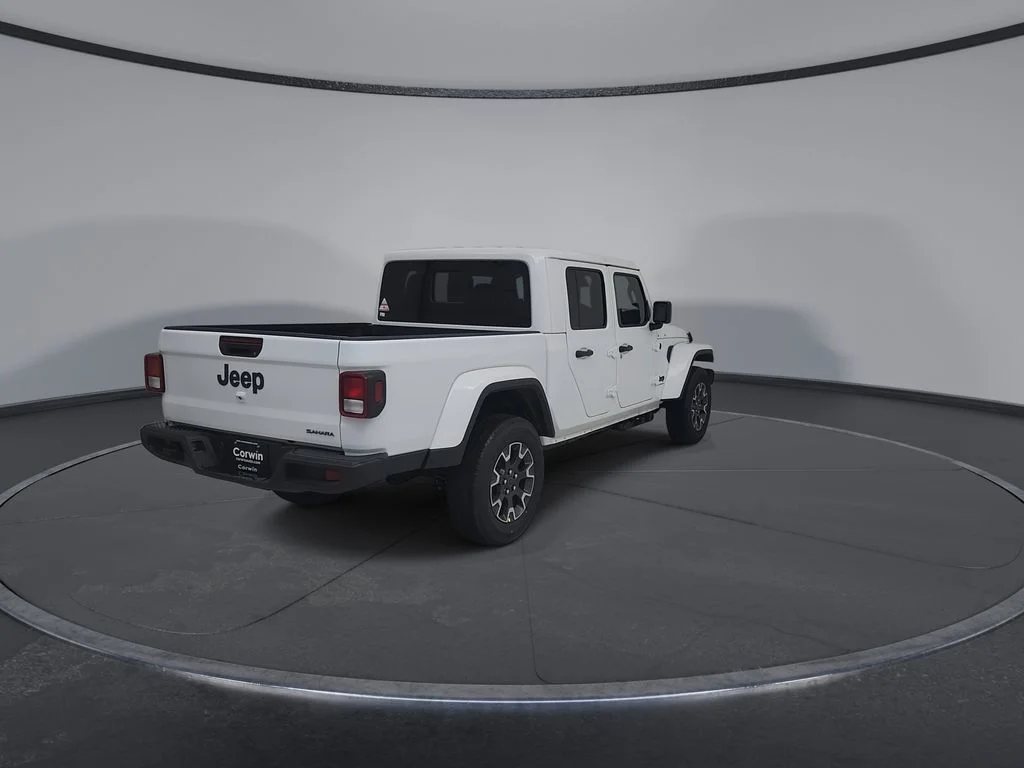 New 2026 Bright White Clear-Coat Exterior Paint Jeep Sahara image 14