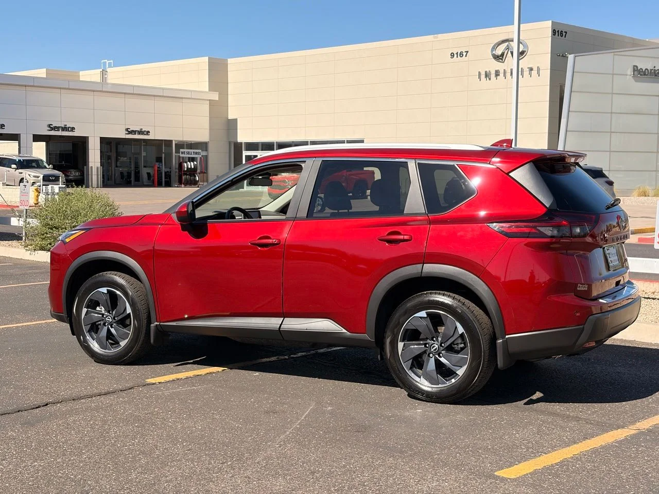 Used 2024 Scarlet Ember Tintcoat Nissan SV image 3
