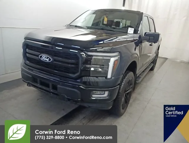 Used 2024 Blue Ford Lariat image 2