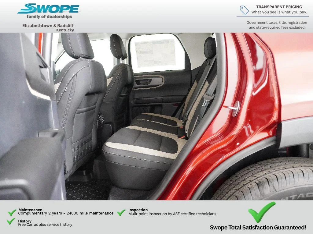 New 2025 Ruby Red Metallic Tinted Clearcoat Ford Big Bend image 16