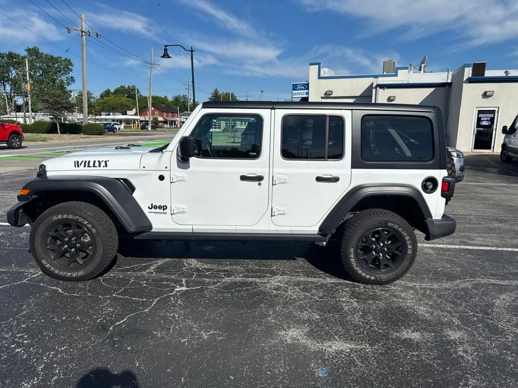 Used 2022 White Jeep Unlimited Willys image 12