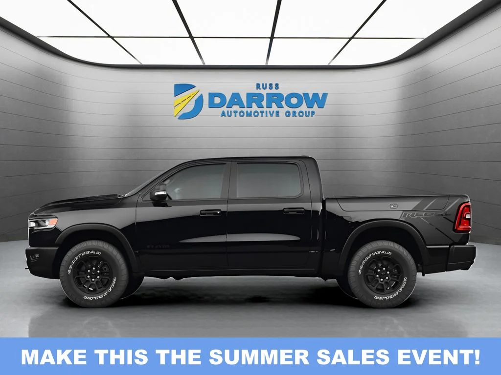 New 2026 Diamond Black Crystal Pearl-Coat Exterior Paint RAM RHO image 2