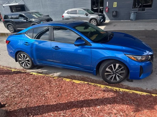 Certified Used 2024 Blue Nissan SV image 2