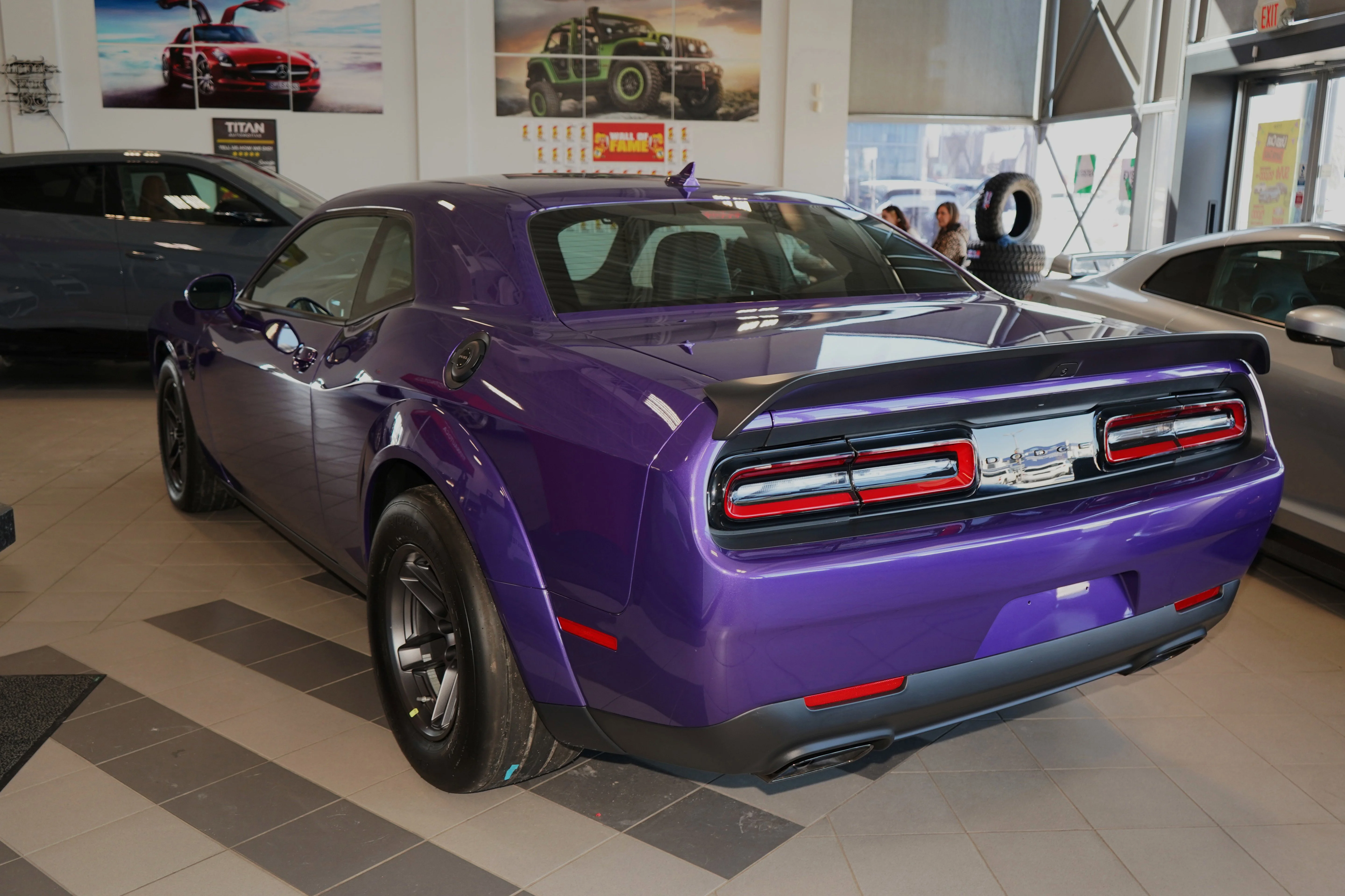 Used 2023 Plum Crazy Pearl Dodge SRT Demon 170*NO LUX TAX! | 1,025HP!!!! | Plum Crazy Purple | Only 24 KM! | Brembo Brakes image 9