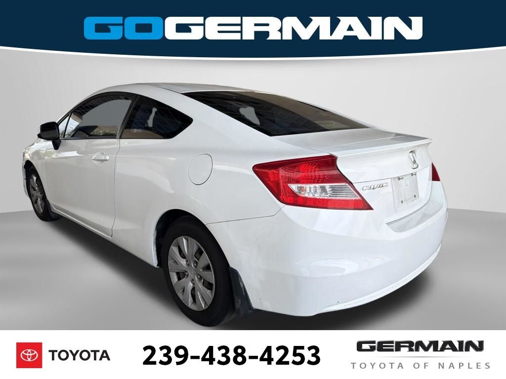 Used 2012 Honda Civic LX with VIN 2HGFG3B50CH535573 for sale in Naples, FL