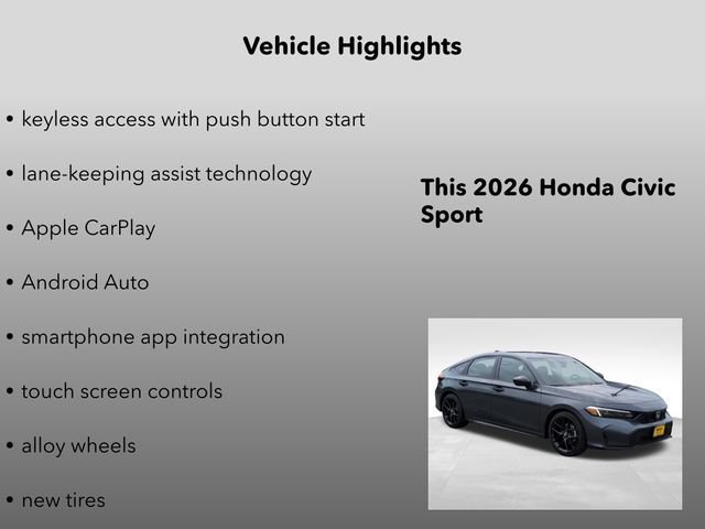 New 2026 Meteorite Gray Metallic Honda Sport image 10