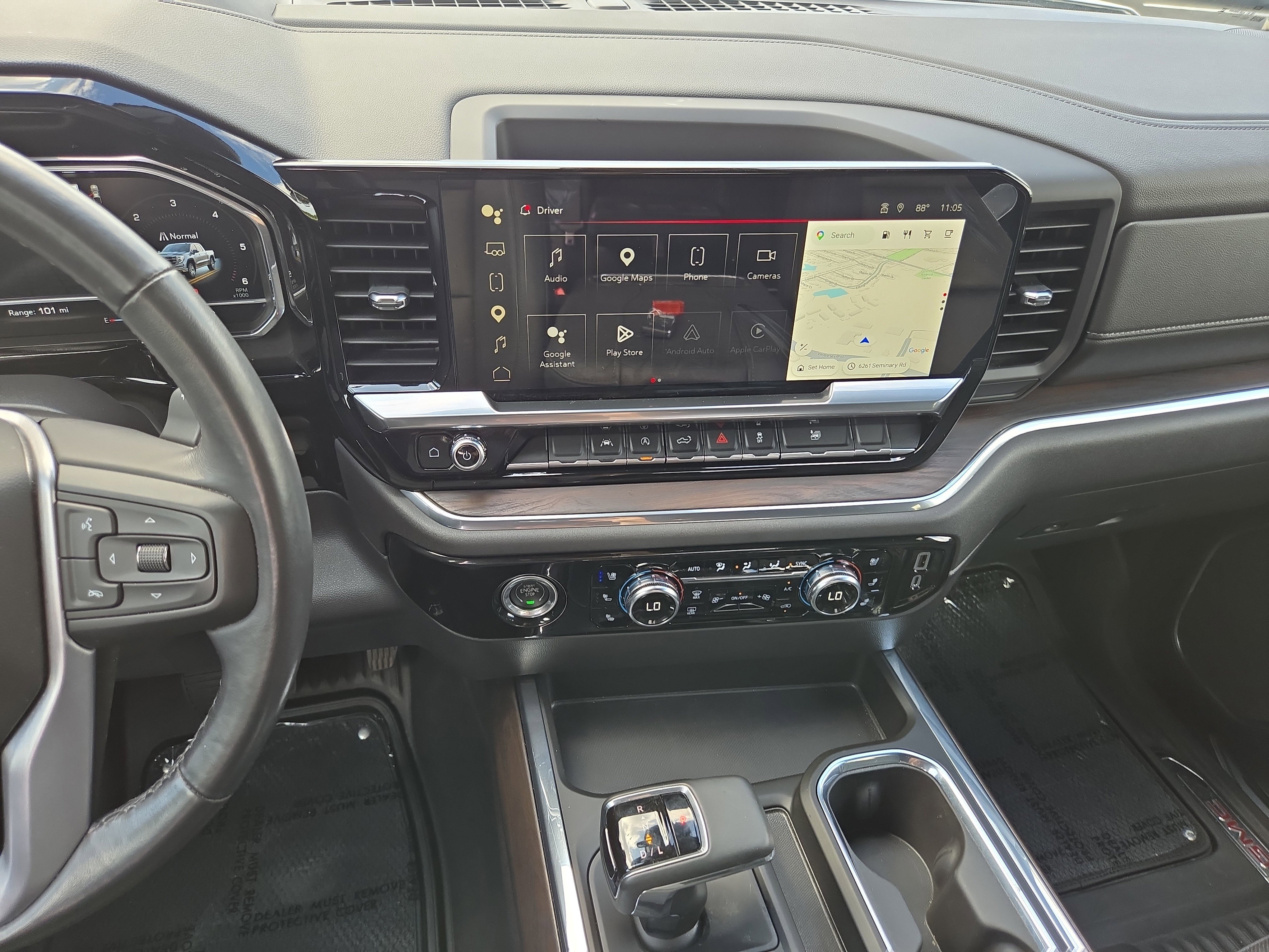 Used 2023 White Frost Tricoat GMC SLT image 23