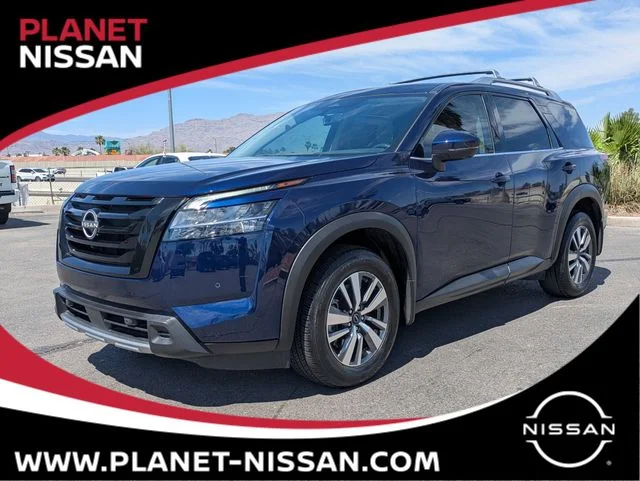 Certified Used 2024 Deep Ocean Blue Nissan SL image 1
