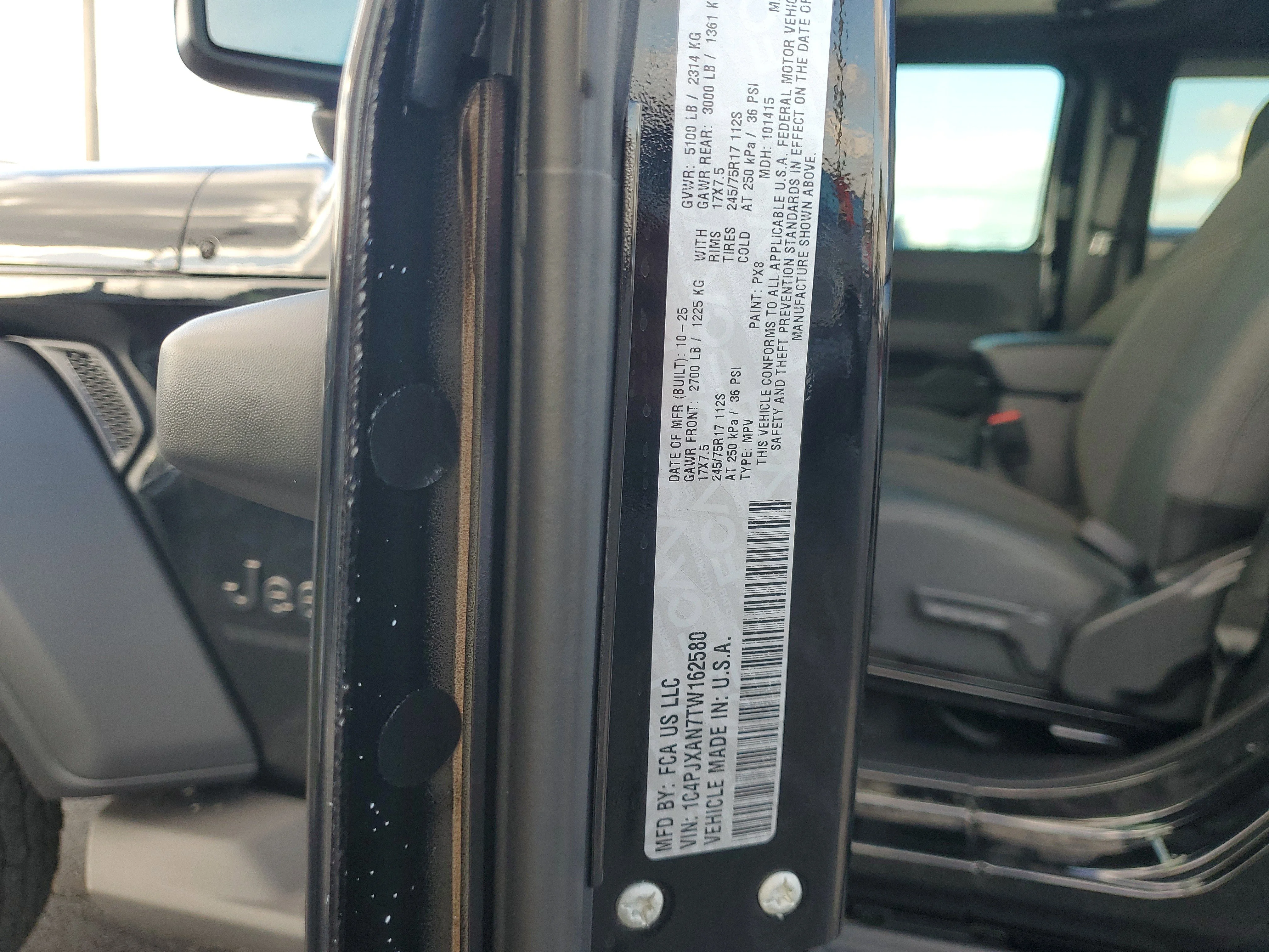 New 2026 Black Clearcoat Jeep Sport S image 18