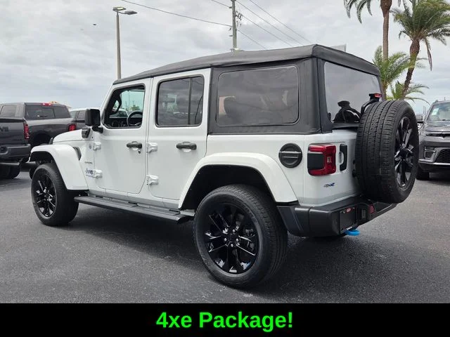 Certified Used 2022 White Jeep Unlimited Sahara 4xe image 5