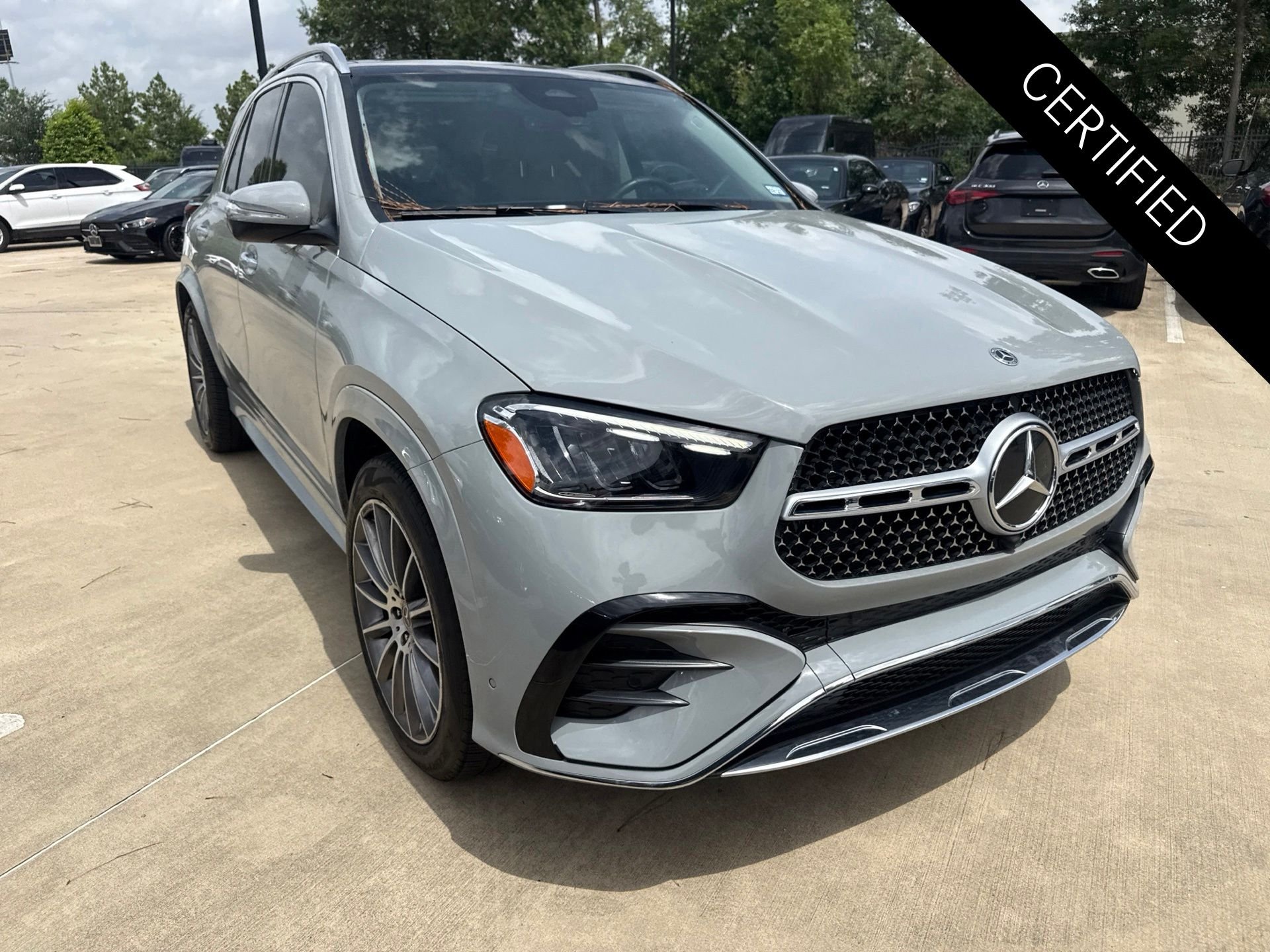 Certified Used 2024 MANUFAKTUR Alpine Gray Mercedes-Benz GLE 350 image 2