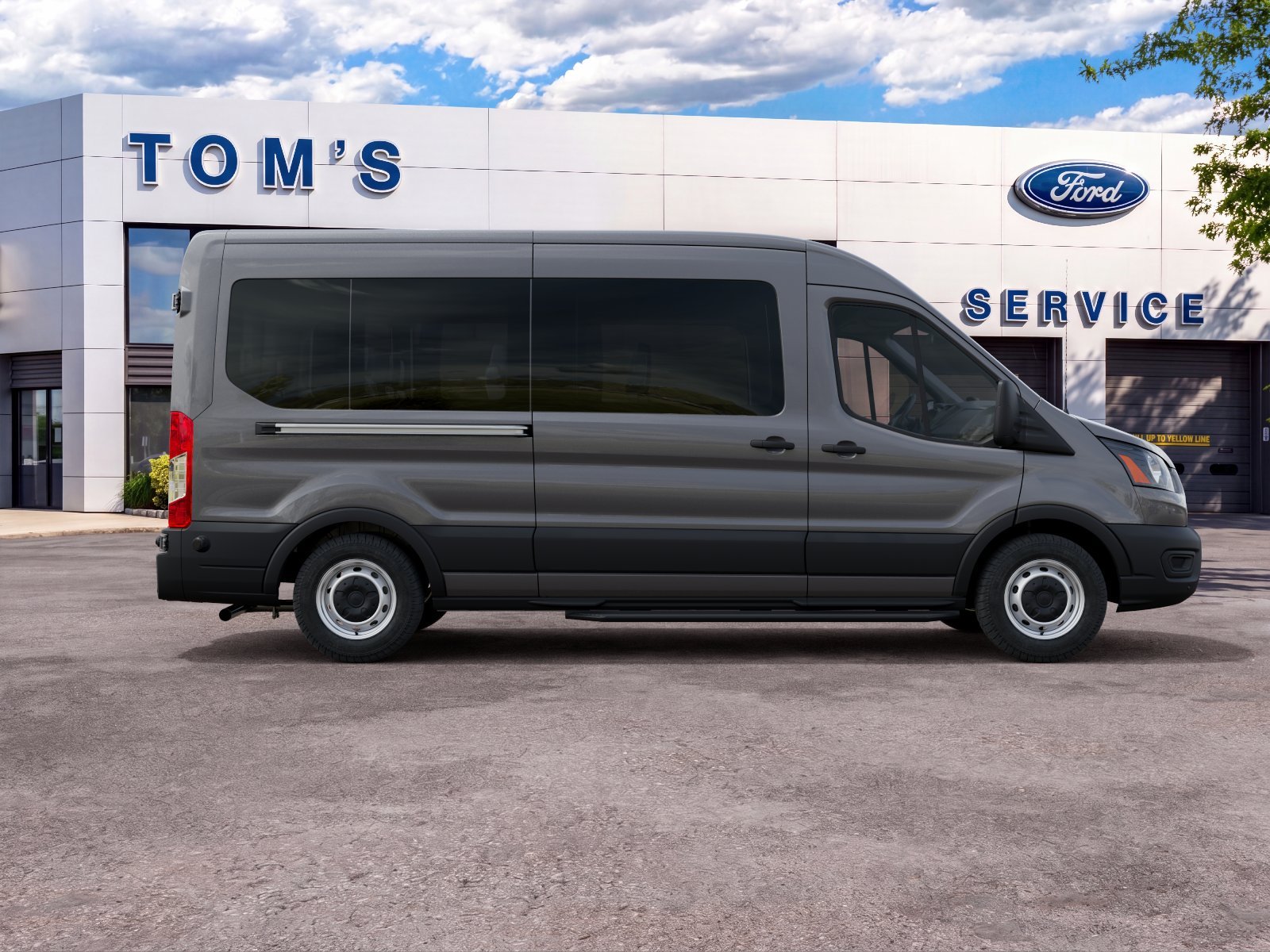 New 2027 Carbonized Gray Metallic Ford Passenger Van XL image 5