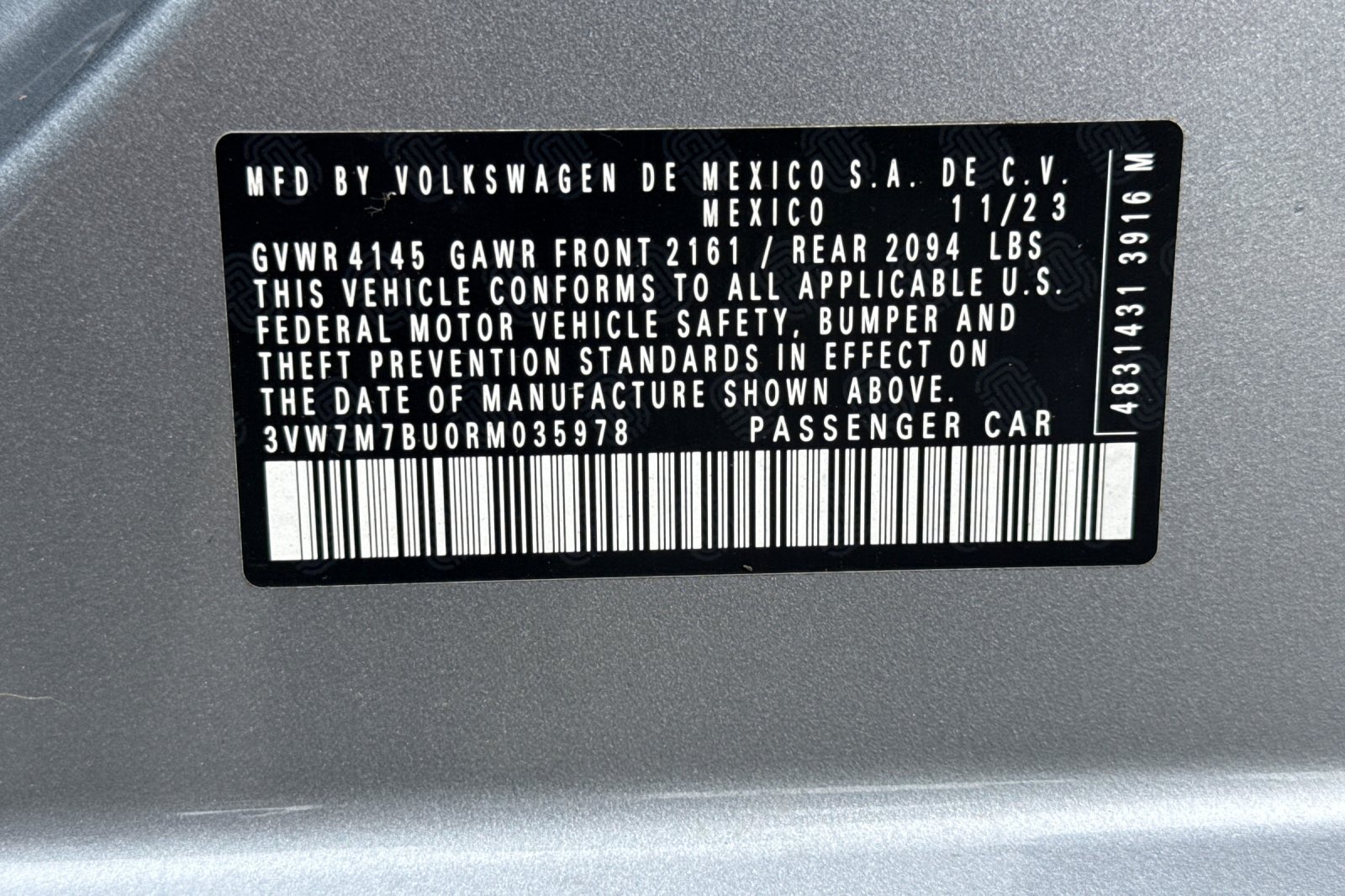 Used 2024 Silver Volkswagen 1.5T SE image 31