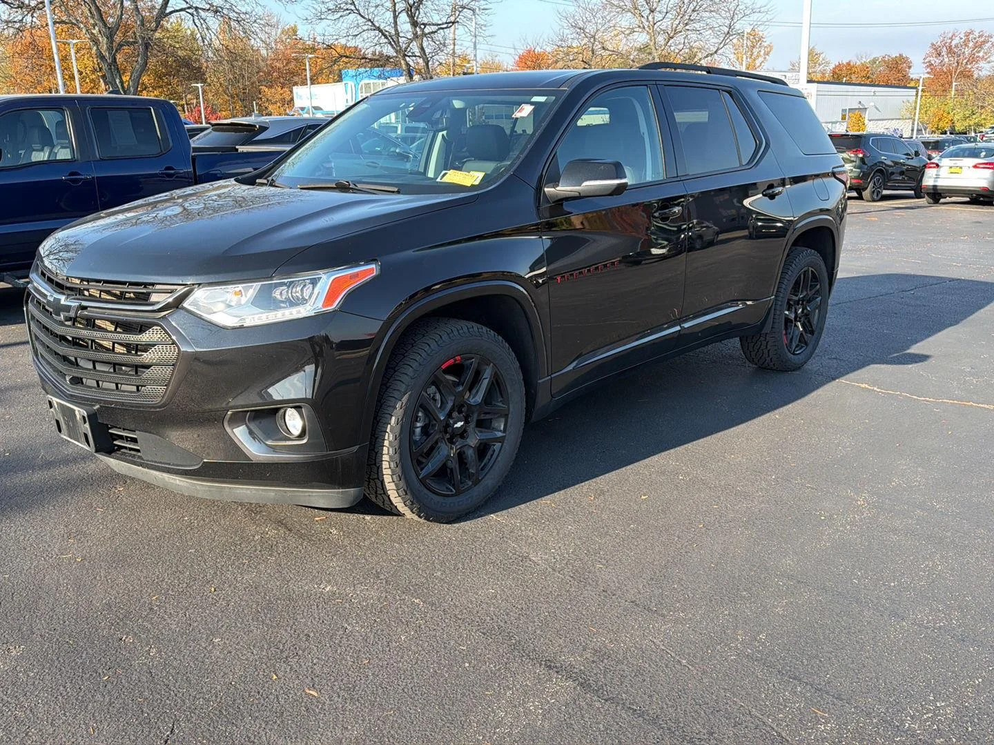 Used 2021 Mosaic Black Metallic Chevrolet Premier image 3
