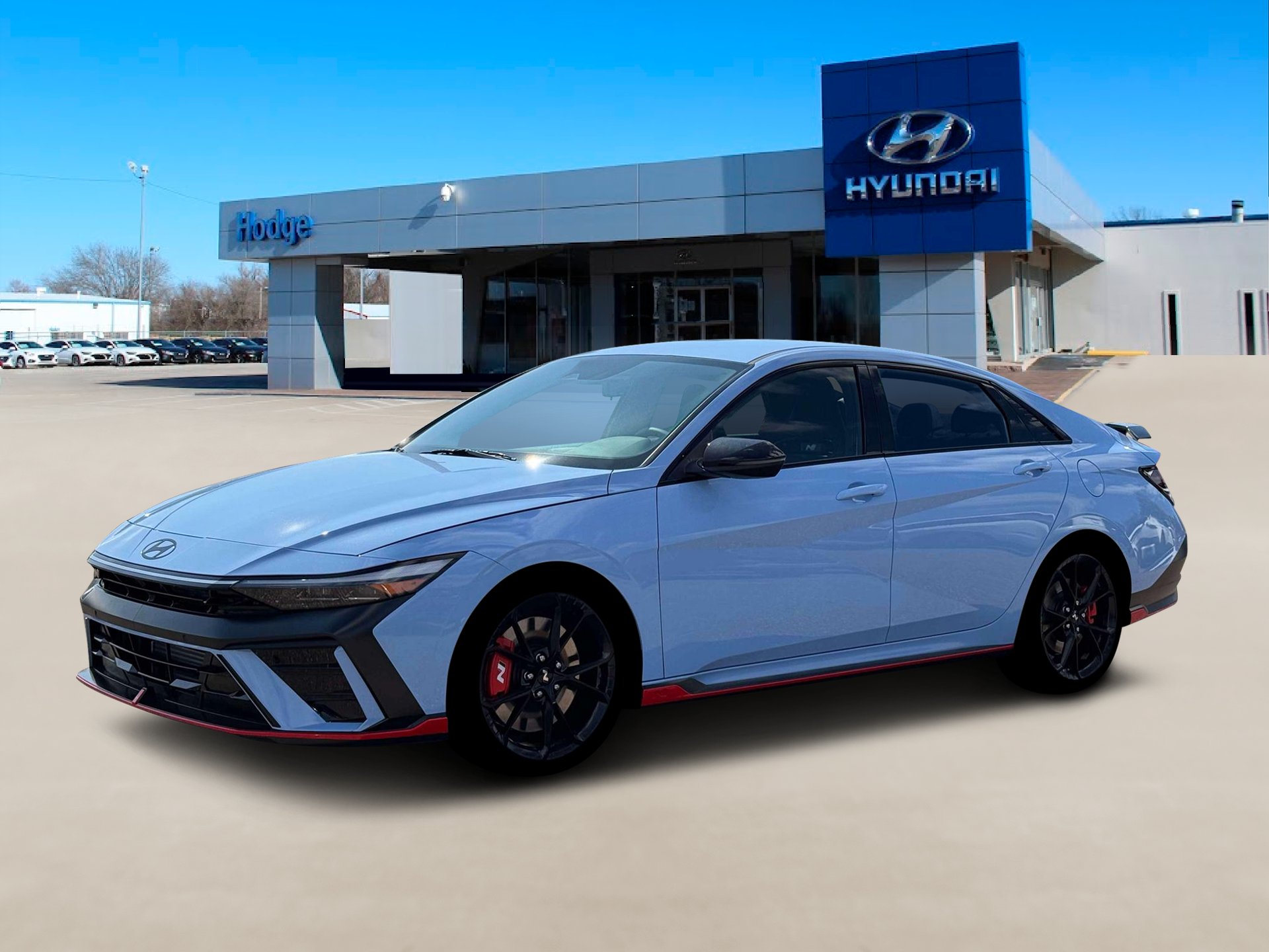 New 2026 Blue Hyundai Sedan image 2