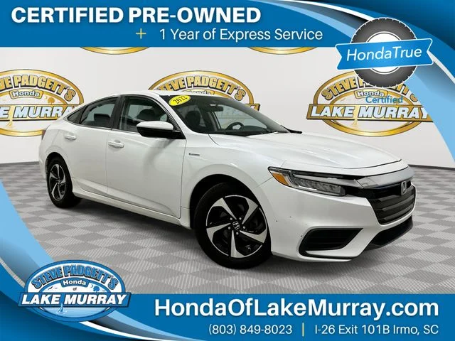 Certified Used 2022 Platinum White Pearl Honda EX image 1