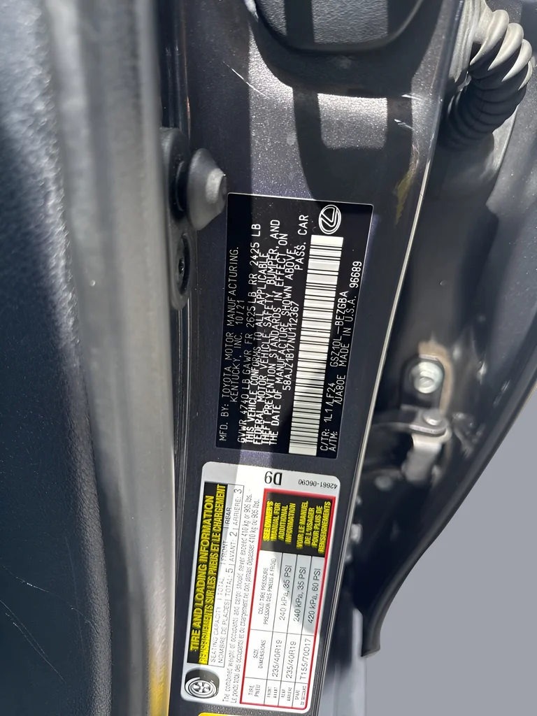 Used 2022 Gray Lexus 350 F Sport image 31
