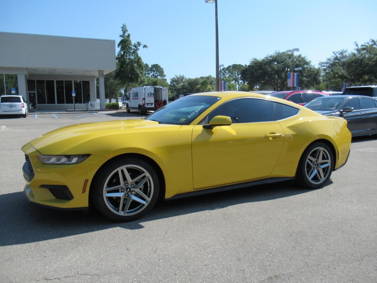 Used 2024 Yellow Ford EcoBoost Premium image 4