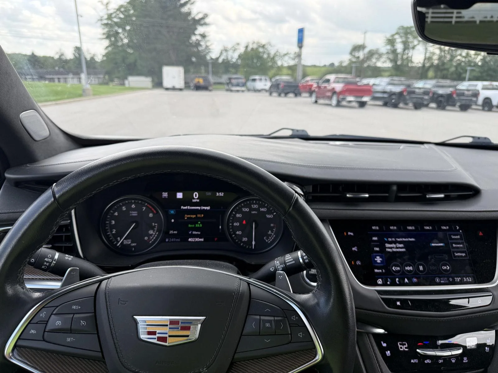 Used 2023 Crystal White Tricoat Cadillac AWD Sport image 9