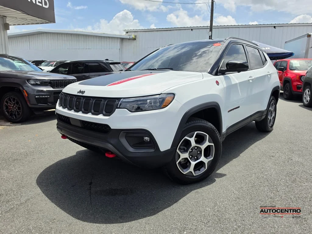 Used 2022 Bright White Clear Coat Jeep  image 1