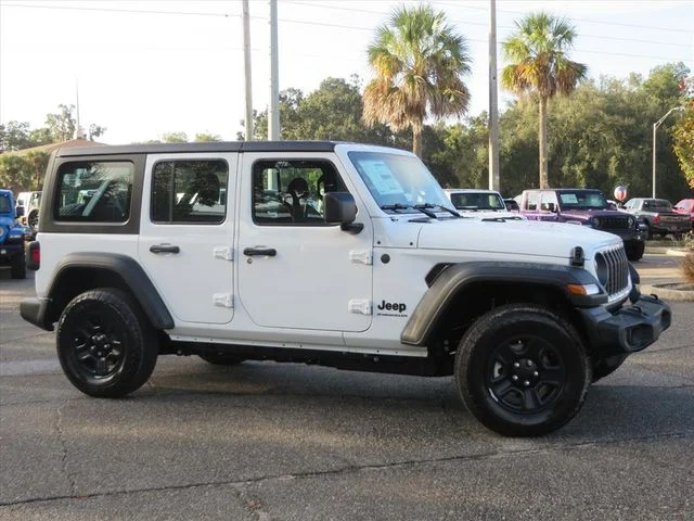 New 2026 Bright White Clear-Coat Exterior Paint Jeep Sport image 2