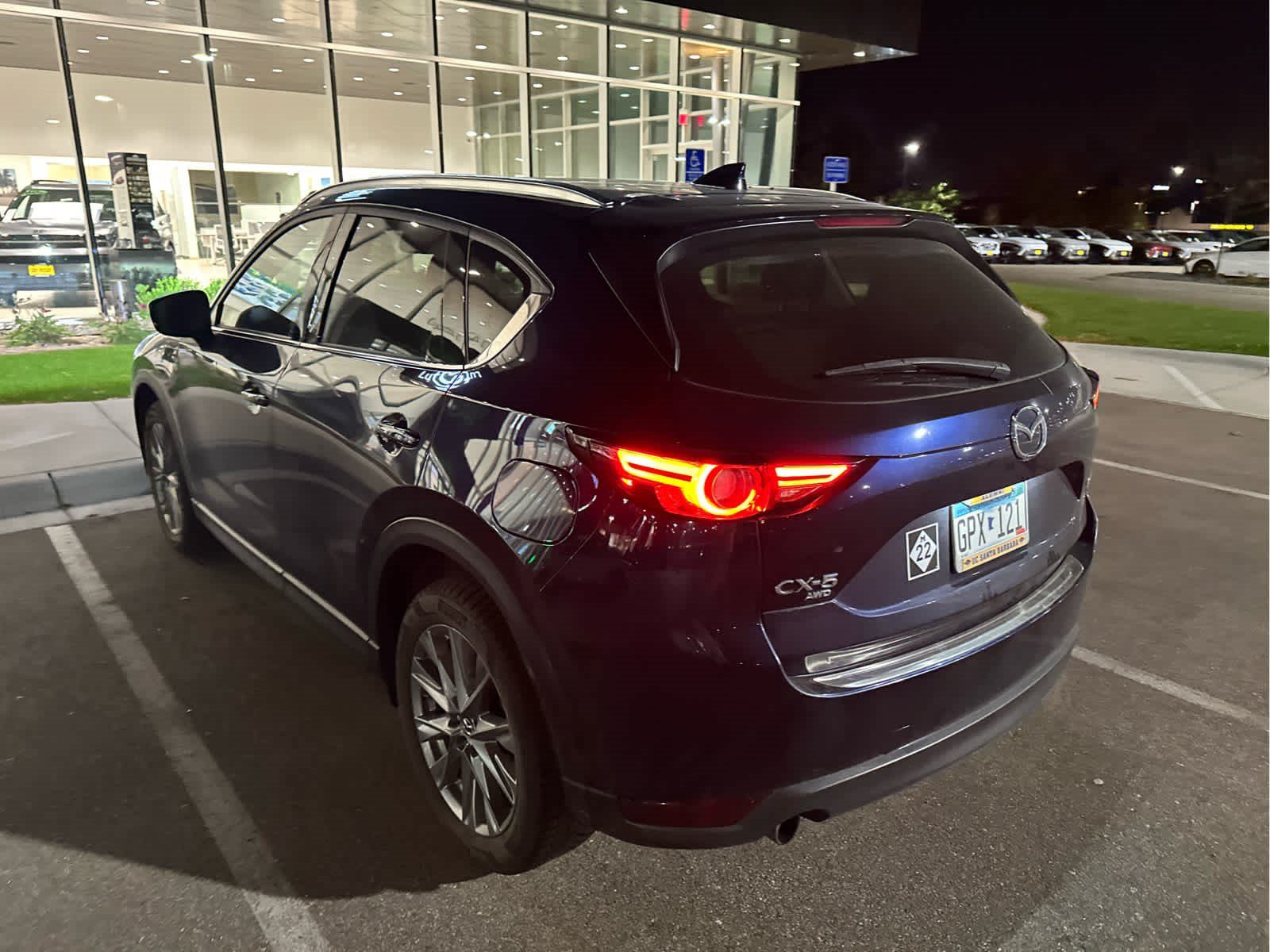 Used 2021 Deep Crystal Blue Mica Mazda Grand Touring Reserve image 8
