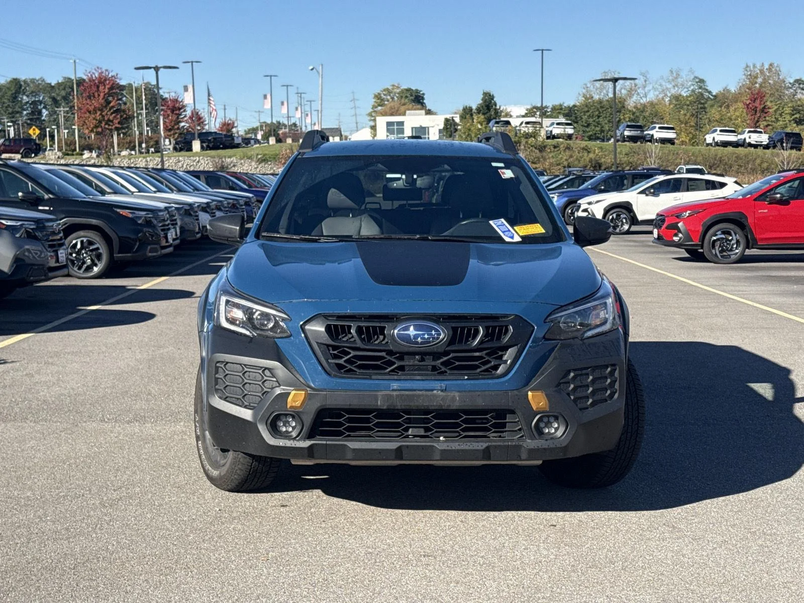 Used 2025 Geyser Blue Subaru Wilderness image 2