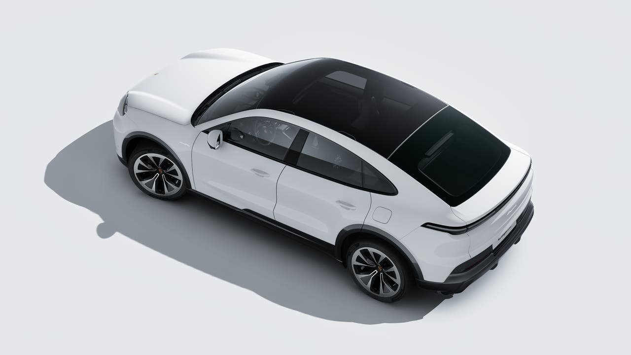 New 2026 White Porsche Coupe Electric image 4
