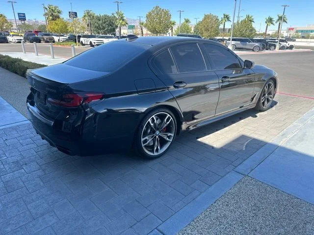Used 2021 Black BMW M550i xDrive image 5