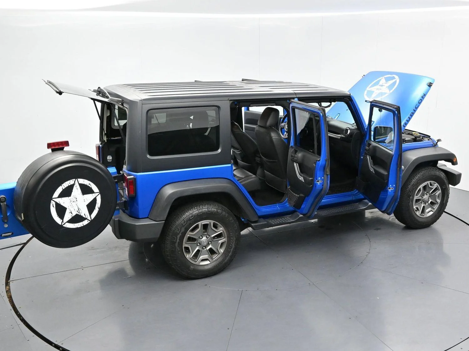 Used 2016 Hydro Blue Pearl Jeep Rubicon image 38
