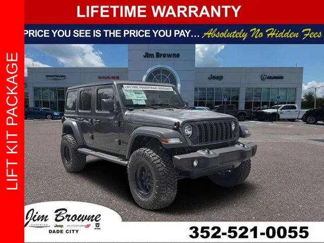 New 2026 Granite Crystal Metallic Clear-Coat Exterior Paint Jeep Sport S image 1