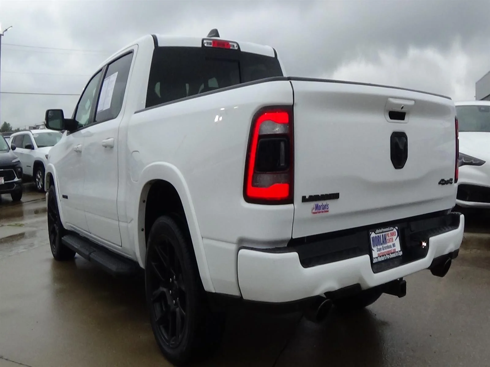 Certified Used 2022 Bright White Clear Coat (pw7) RAM Laramie image 8