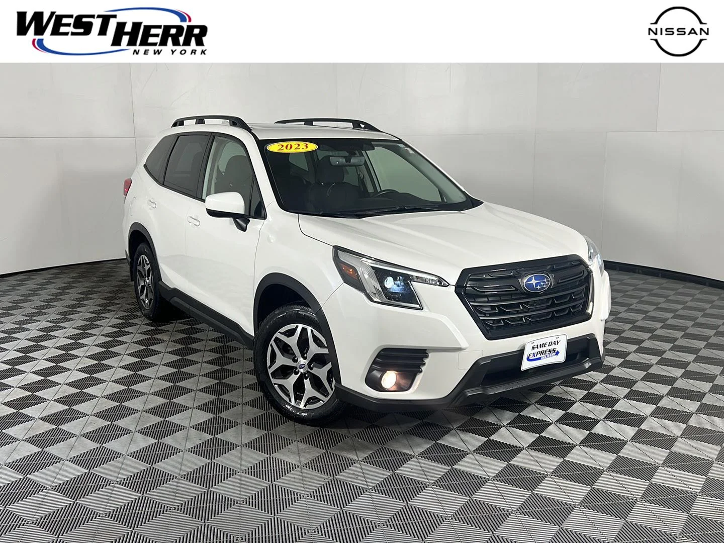 Used 2023 Crystal White Pearl Subaru Premium image 1