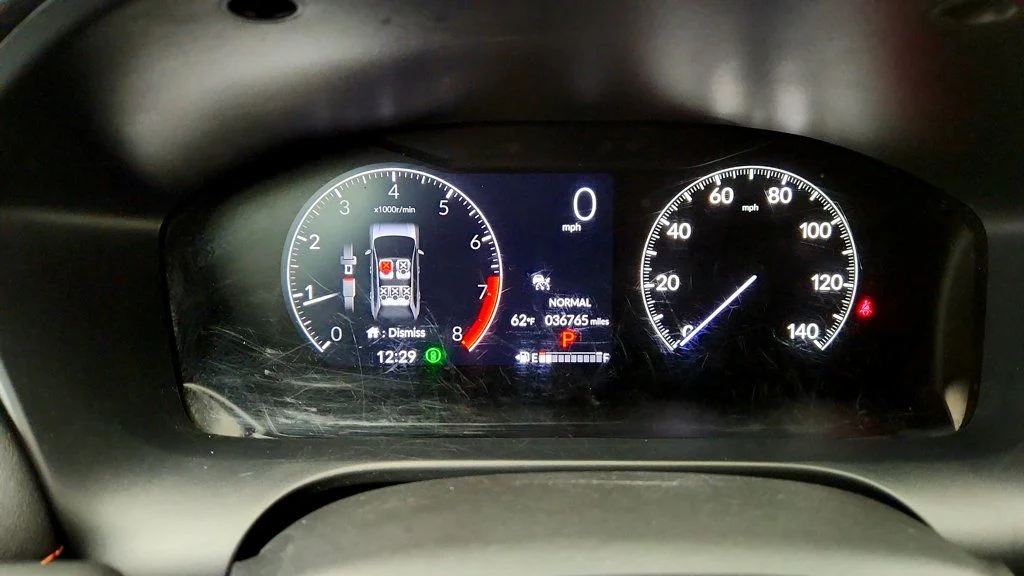 Used 2024 Milano Red Honda Sport AWD CVT image 14