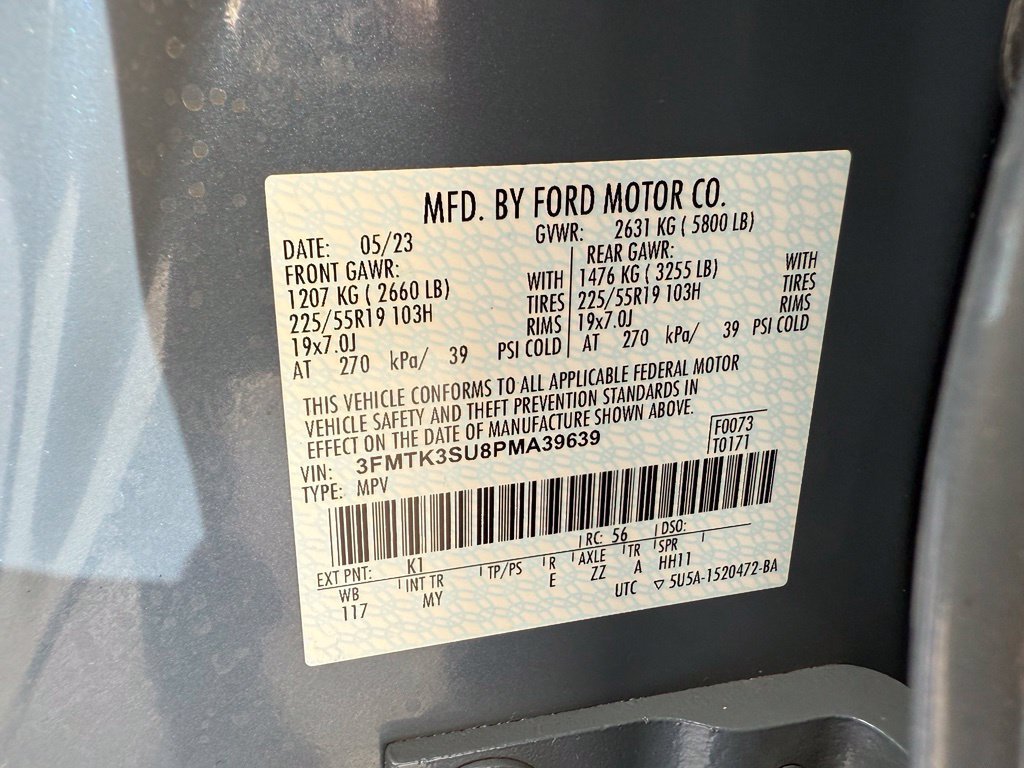 Used 2023 Vapor Blue Ford Premium image 56
