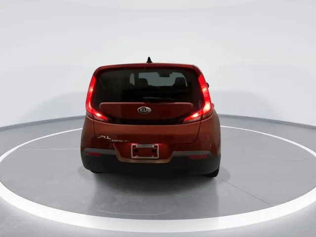 Used 2021 Orange Kia LX image 3