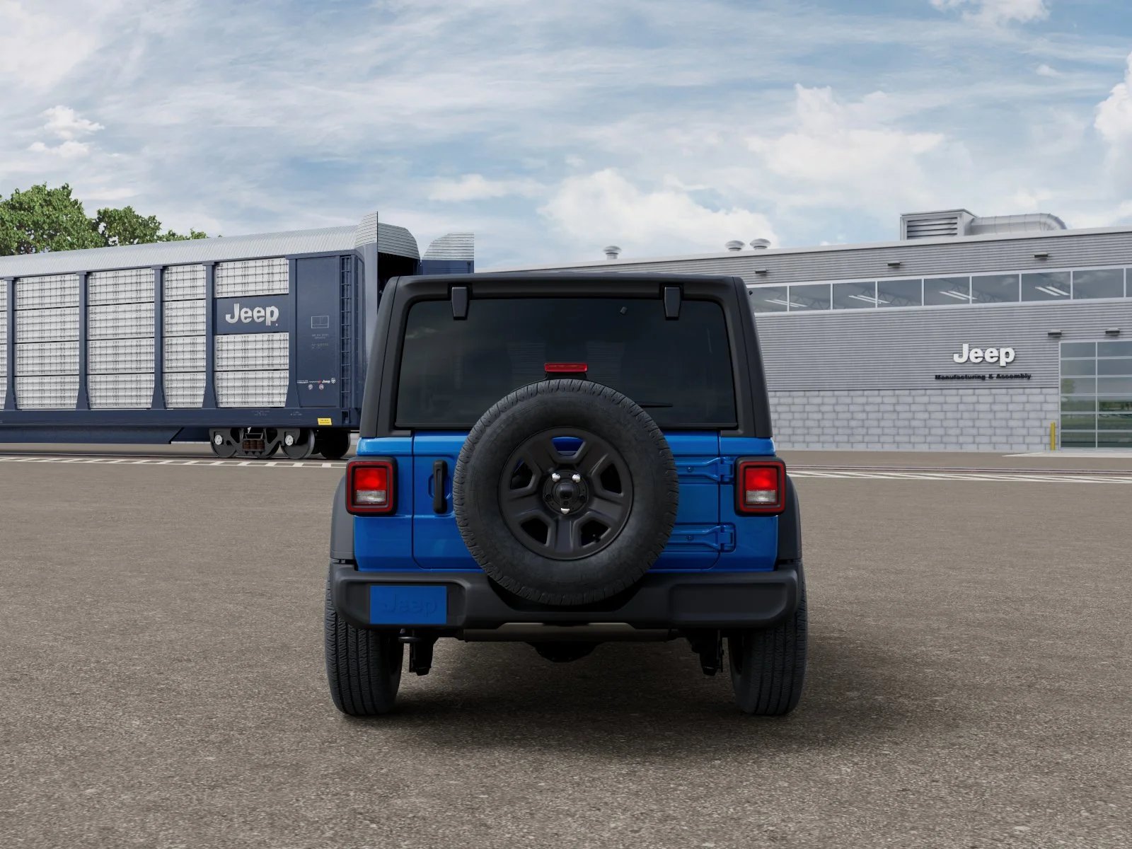 New 2026 Hydro Blue Pearl-Coat Exterior Paint Jeep  image 33