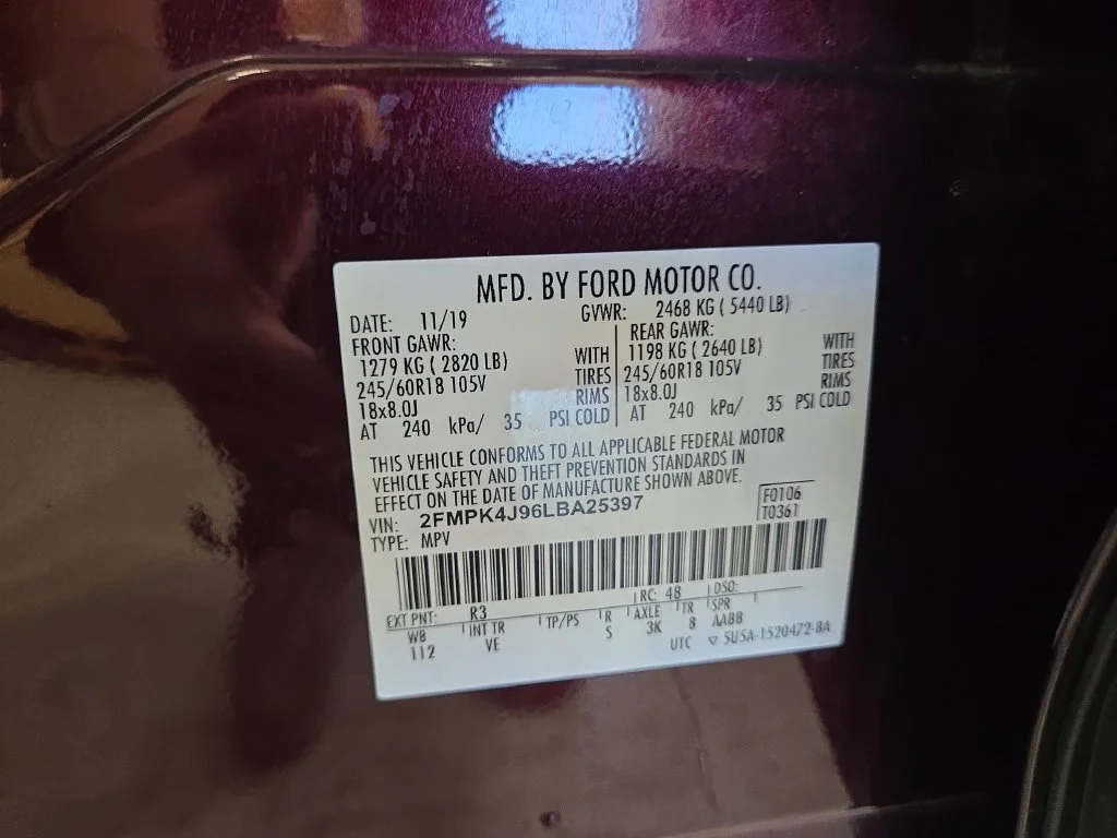 Certified Used 2020 Red Ford SEL image 42