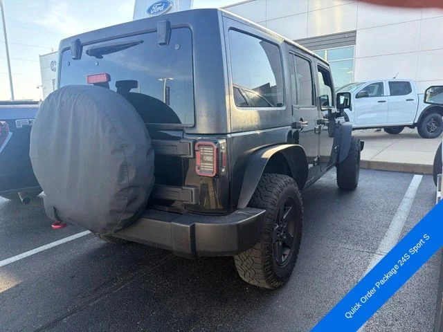 Used 2018 Black Clearcoat Jeep Unlimited Sport image 4