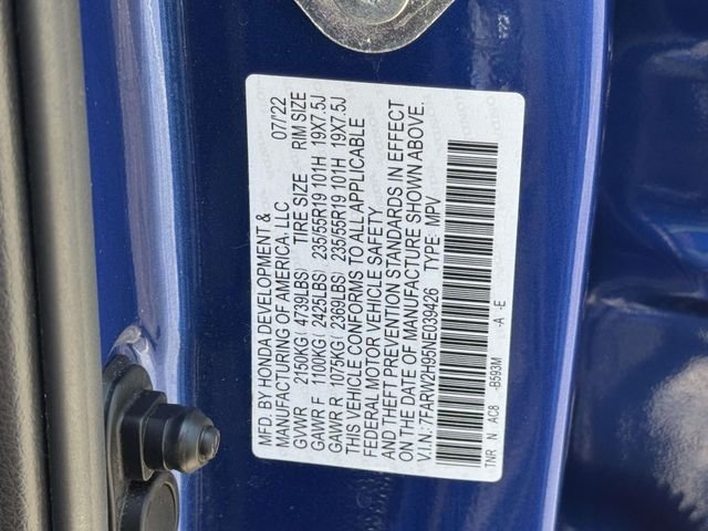 Used 2022 Blue Honda Touring image 30