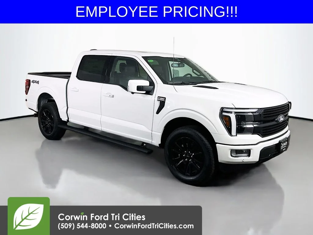 New 2026 Star White Metallic Tri-Coat Ford Platinum image 1