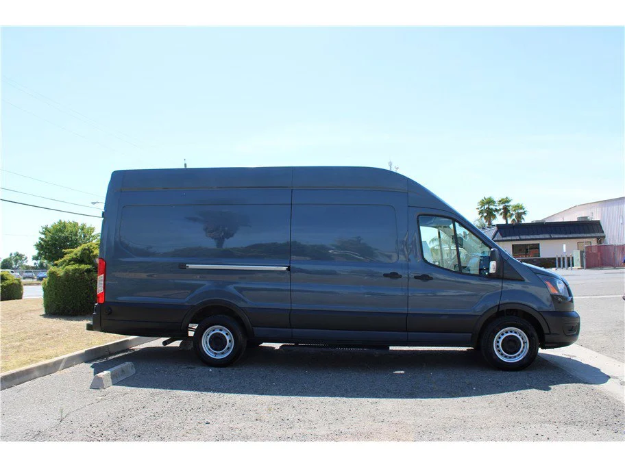 Used 2020 Gray Ford Extended Length High Roof Van 3D image 2