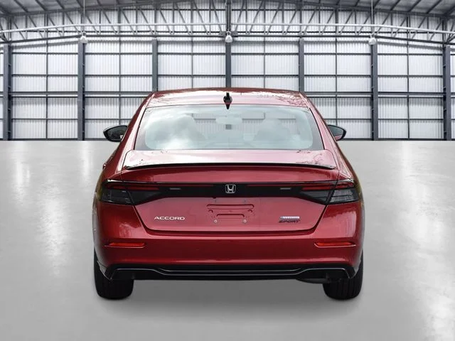 New 2026 Radiant Red Metallic Honda Sport-L Hybrid image 4