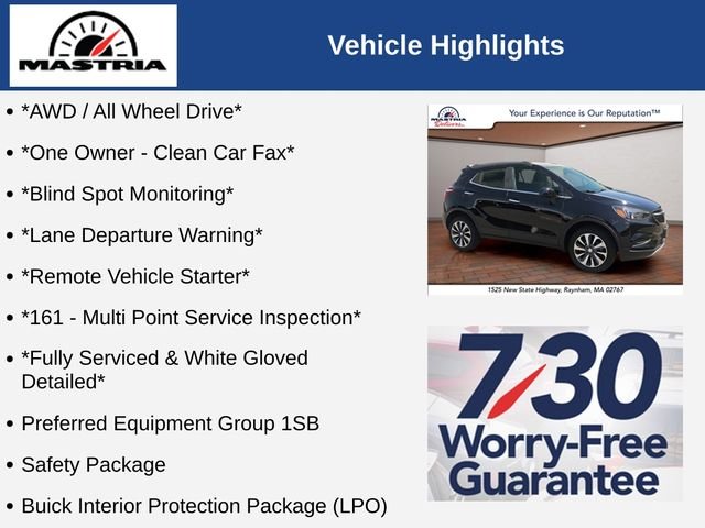 Used 2022 Ebony Twilight Metallic Buick Preferred image 13