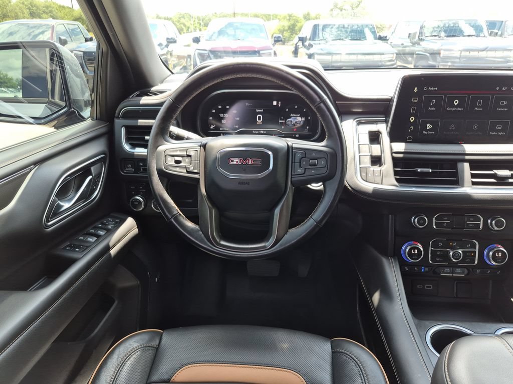 Used 2022 Satin Steel Metallic GMC AT4 image 34
