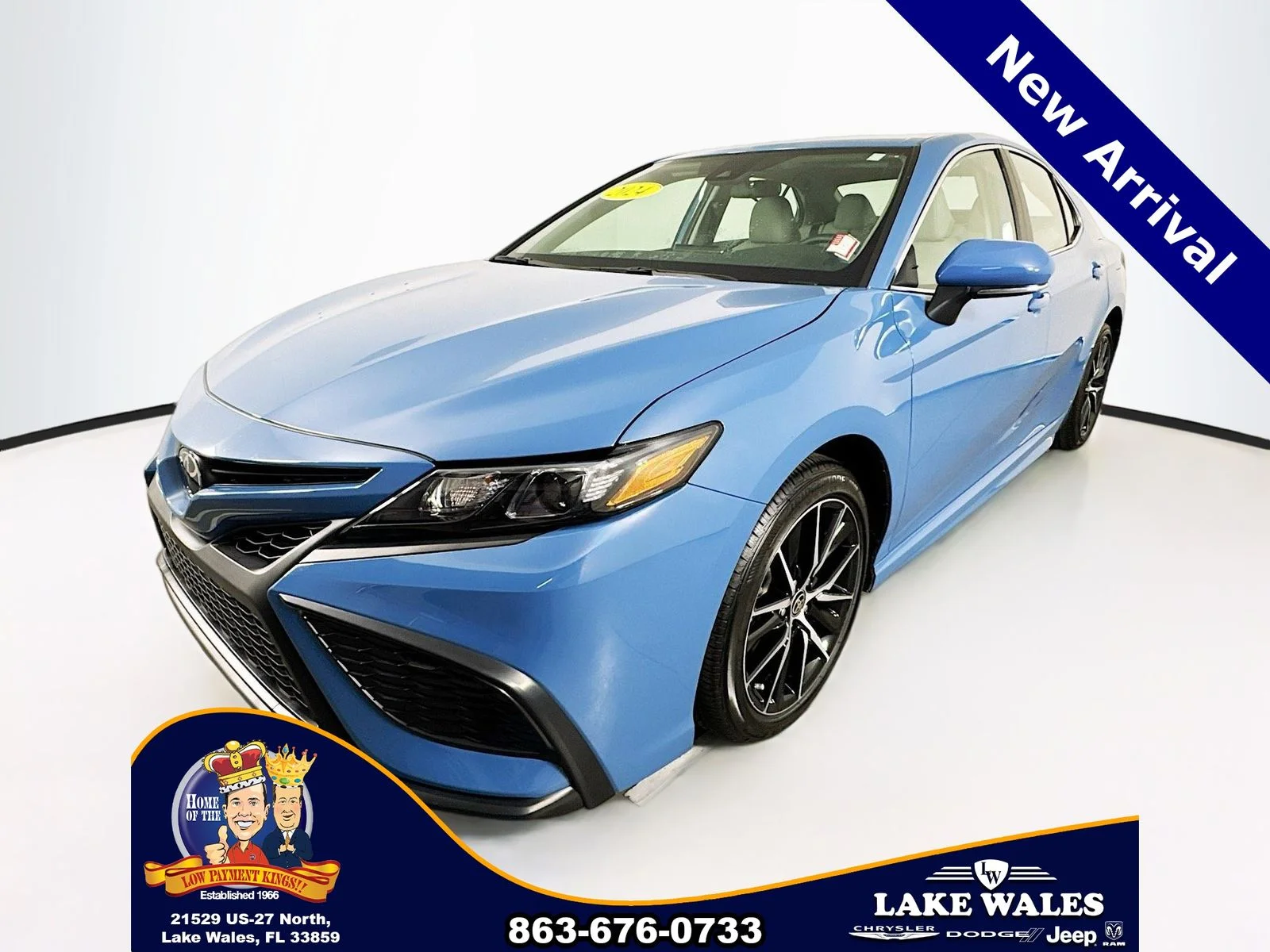 Used 2024 Blue Toyota SE image 3