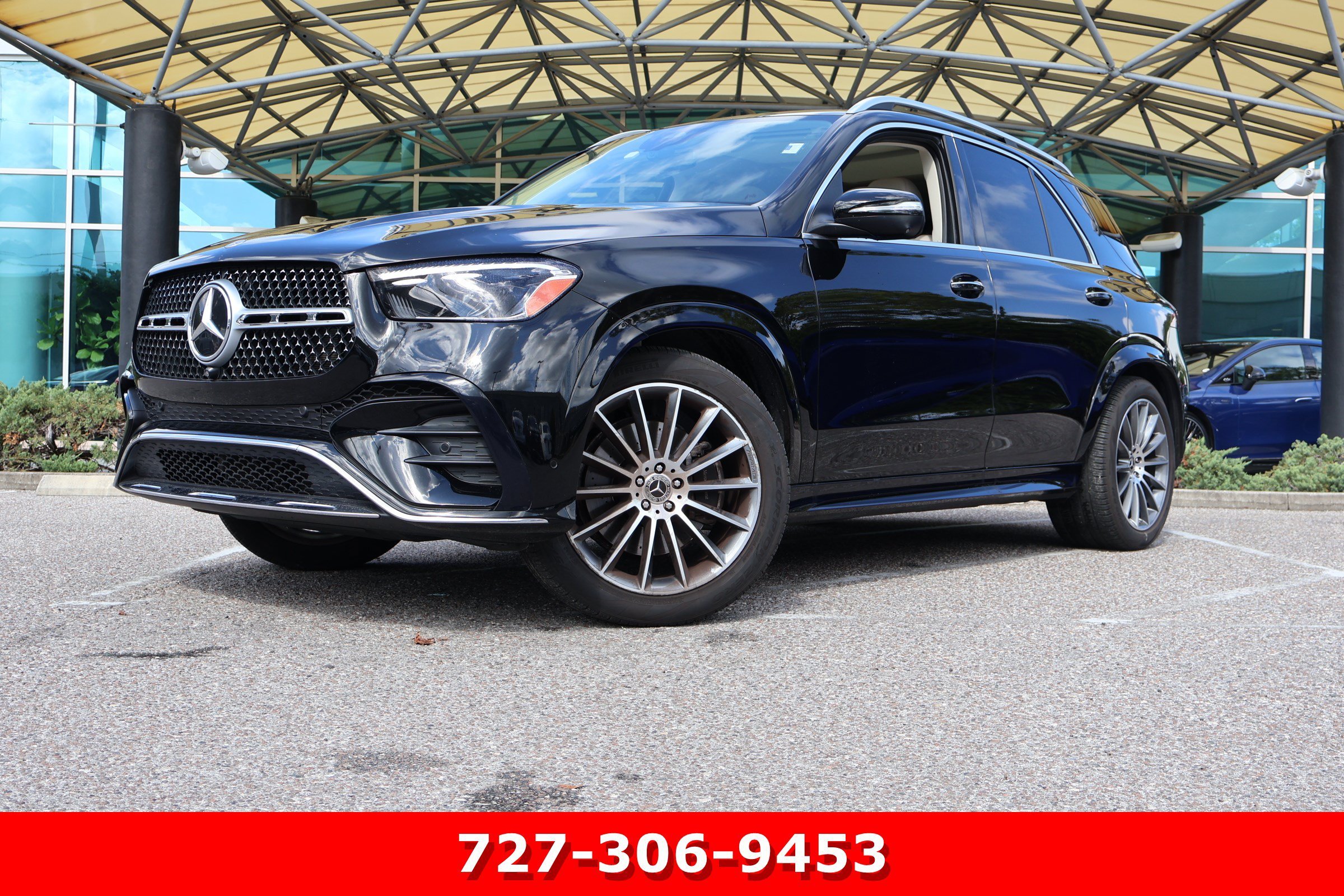 Certified Used 2024 Black Mercedes-Benz GLE 350 image 1