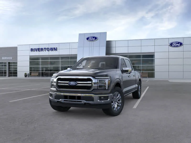 New 2025 Agate Black Metallic Ford Lariat® image 2