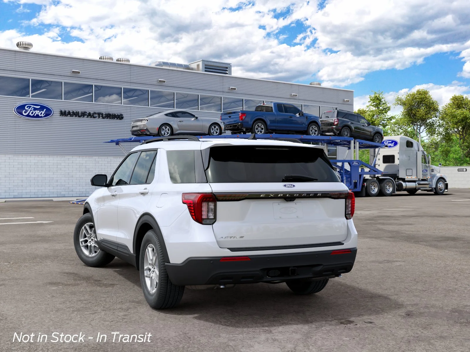 New 2027 Star White Metallic Tri-Coat Ford Active image 8